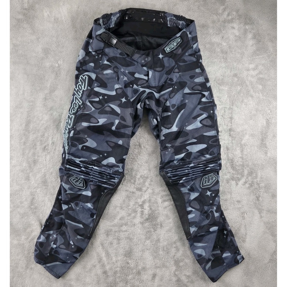 Troy Lee Designs GP Off-Road Blue Camo Pants Mens 30(28) Motocross Racing Gear